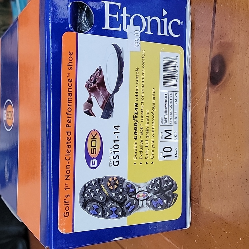 Etonic brand new in the box, men's golf shoes